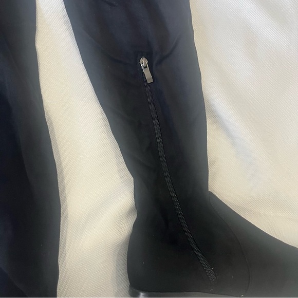 Catherine Malandrino Perse Black Embellished Over-the-Knee Boot Size 7.5 - Picture 3 of 9